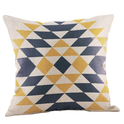 

JPGIF Mustard Pillow Case Yellow Geometric Fall Autumn Cushion Cover Decorative
