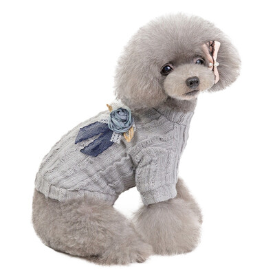 

Pet Dog Sweater Cute Dog Clothes Cat Puppy Clothing Knit Apparel Pet Costume Outfit Coat Chihuahua Bichon York Yorkshire Poodle