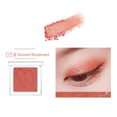 

Eye Beauty Glazed Single Eye Shadow Waterproof Non-dizzy Dyeing Lasting Colorfast Matte Shimmer Eyeshadow Makeup Pallete