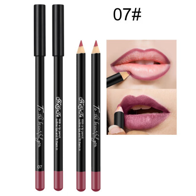 

12 Colors Matte Smooth Nude Color Lip Pencils Lipliner Pencil Waterproof Makeup Lips Matte Lipstick Lip Liner Pen