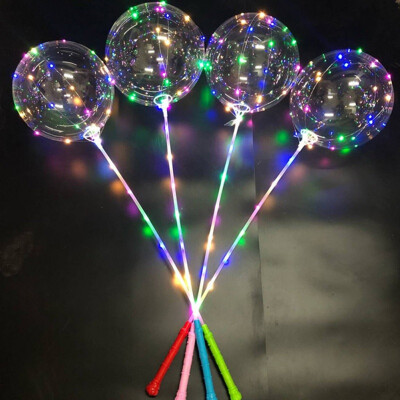 

Balloons Party Flash Bright Balloons LED Festive Party Supplies Hand-held Wave Ball Ins Bobo Balloon Lights Night Market