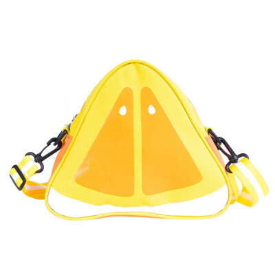 

Children Bag Personality Design Cute Triangle Oblique Girl Cross Bag Children Stationery School Bag