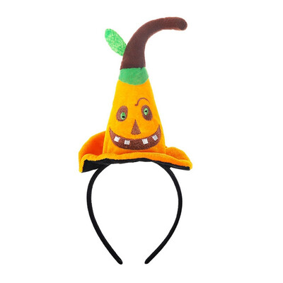 

NewPumpkin Witch Hat Hairband Headpiece Cartoon Children Halloween Party Decorations Costume Accessories