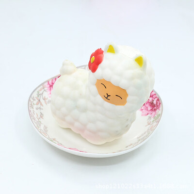 

Tailored Jumbo Sheep Squishy Cute Alpaca Galaxy Super Slow Rising Scented Fun Animal Toys