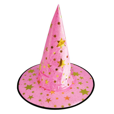 

Children Halloween Constume Cosplay Clothing for Witch Set HatPoncho&HAT Star printing Night Party Fancy Dress Carnival