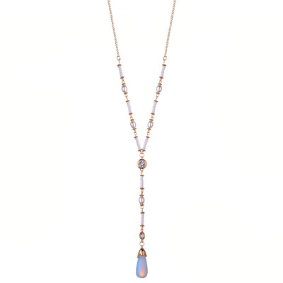 

2019 Gold Color Chain Long Crystal Zirconia Choker Necklace For Women Summer Teardrop Lariat Necklaces Collar Femme