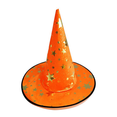 

Children Halloween Constume Cosplay Clothing for Witch Set HatPoncho&HAT Star printing Night Party Fancy Dress Carnival