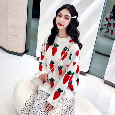 

New bible shows yellow camouflage more languid is lazy wind head gear female warm loose sweater