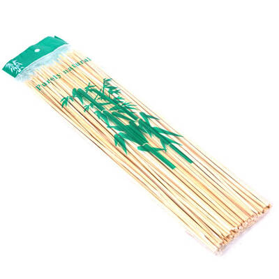 

80PCSSet Bamboo Skewers 25cmx2mm Skewer Wooden Barbecue Skewers Natural BBQ Sticks Barbecue Accessories Cooking Tool