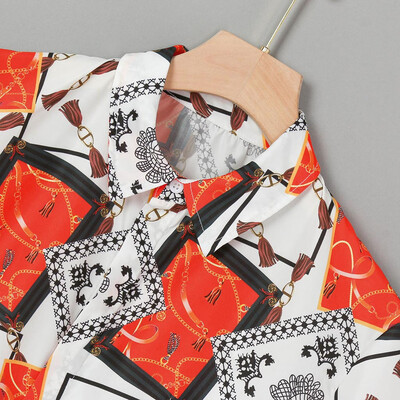 

Tailored Mens Multi Color Lump Chest Pocket Short Sleeve Round Hem Loose Shirts Blouse