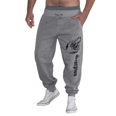 

Tailored Fashion Mens Loose Printed Casual Pocket Sports Corset Trousers Joggers Pants