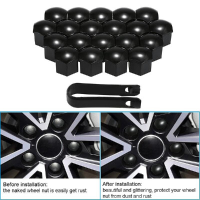 

20pcs Universal 19mm Wheel Nut Covers Lug Nut Caps Screw Protector