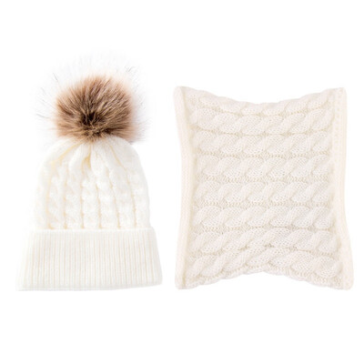 

Baby Hat For Girls Boys Winter Warm Baby Accessories Set Beanie CapsScarfs Baby Cap Suit