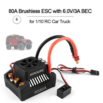 

GoolRC 80A Brushless ESC Electric Speed Controller 60V3A BEC for 110 RC Car Crawler Truck