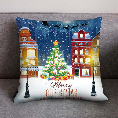 

〖Follure〗Print Pillow Case Polyester Sofa Car Cushion Cover Home Decor