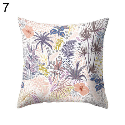 

Flower Sea Deer Throw Pillow Case Cushion Cover Sofa Bed Car Cafe Office Decor