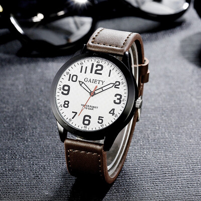 

〖Follure〗Retro Design Luxury Mens Watch Stainless steel Leather Analog Quartz Watches