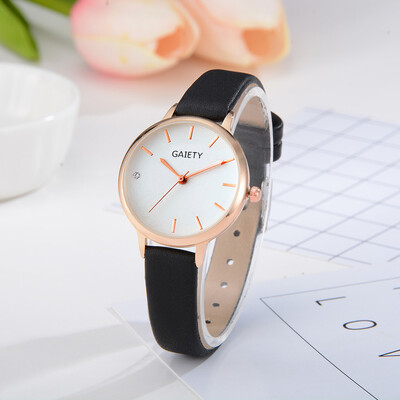 

〖Follure〗Women Leather Band Analog Quartz Round Wrist Watch Watches
