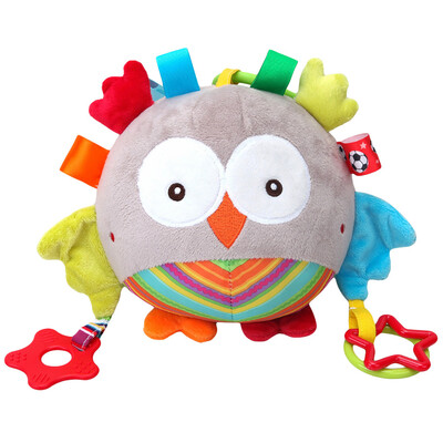 

Tailored Baby Infant Rattles Plush With Teether Cute Animal Hanging Bell Play Toys Doll