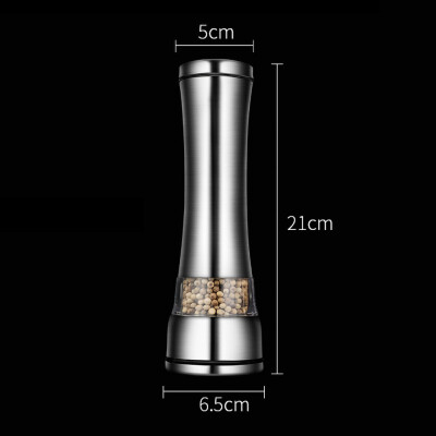 

Household Kitchen Supplies Kitchenware Stainless Steel Manual Salt And Pepper Shakers Herb Mill Pepper Grinder Ceramic Mill