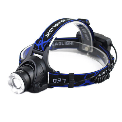 

Removable Tactical Rechargeable T6 LED Headlamp Strong Light Headlight Head Lamp Torch Buttery not Included