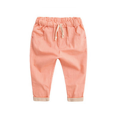 

Baby Boys girls pants new spring kids clothing cotton baby long trousers baby girl Pencil Pants baby boys girls clothing LH7s