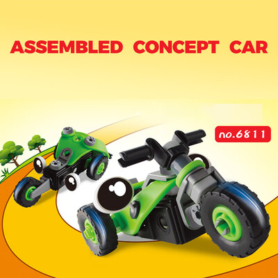 

Siaonvr Children DIY Assembly Puzzle Screw Truck Education Toy Gift 1PCS