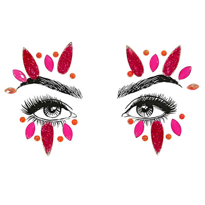 

〖Follure〗Face Gems Adhesive Glitter Jewel Tattoo Wedding Festival Rave Party Body Make Up