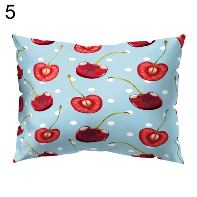 

Cartoon Fruit Donut Ice Lolly Pillow Case Sofa Waist Throw Cushion Cover Decor