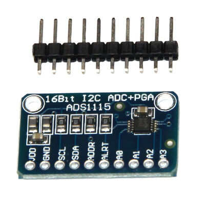 

ADS1115 16 Bit 16 Byte Gain Amplifier Converter Development Boards Compatible for RPi Pro Arduino