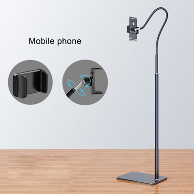 

Floor Stand For Smartphone And Tablet Universal 360-Degree Adjustable Phone Holder Mount Bedroom Living Room Accessories