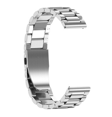 

Gobestart Universal Loop Stainless Steel Link Watch Strap Bands Strap Foldover Clasp