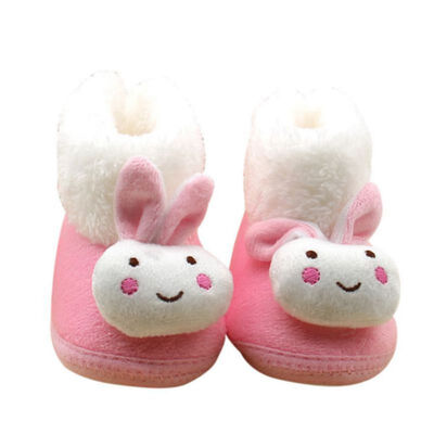 

Childrens Rabbit Hair Snow Boots Kids Plush Warm shoes Baby Red Pink Red shoes Winter Enfatnts Boots