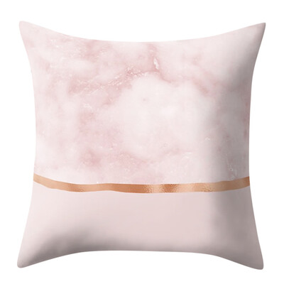 

〖Follure〗Geometric Marble Texture Throw Pillow Case Cushion Cover Sofa Home Decor