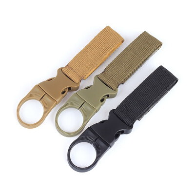 

Multi-Function Carabiner Outdoor Tactical Nylon Hanging Belt Clip Water Bottle Hanging Webbing Molle Buckle Ribbon Camping Tools