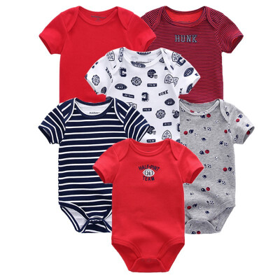 

Kiddiezoom 6PCS Baby Girls Clothes Bodysuits Cotton 0-12M Sleepwear For Babies Baby Boys Clothes Rompers Jumpsuit Infant Newborn