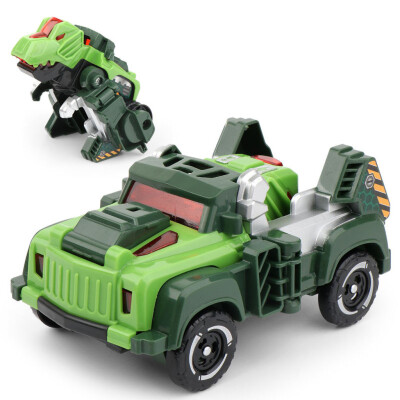 

Siaonvr Childrens Inertia- Toy Deformation Dinosaur Car Puzzle Early Education Toys