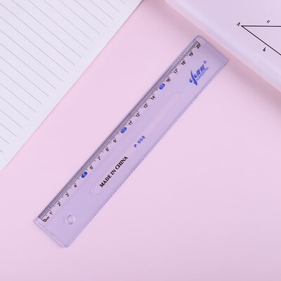

Toponeto Clear Plastic Straight Ruler Plastic Measuring Tool for Student School Office