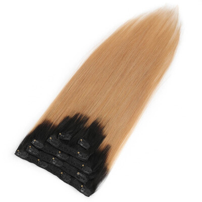 

BHF Hair Remy Clip in Full Head Straight 100 Human Hair Extensions