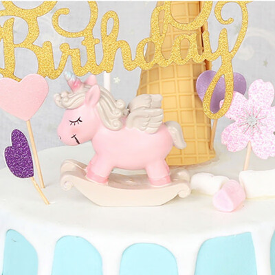 

Creative Home Ins Unicorn Resin Ornaments Bedroom Living Room Desktop Decor Childrens Toys Ornaments