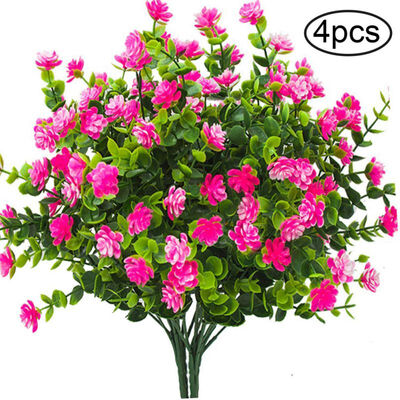 

14PCS Plastic Artificial Orchid Flower Branches Fake Plant Greenery Stem Indoor Outside Home Home garden Party Decor Flower
