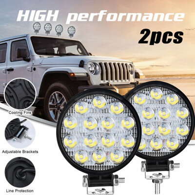 

2 Pcs 24W LED Work Light Spot Lamp Offroad Truck Tractor Boat SUV UTE 12V&24V