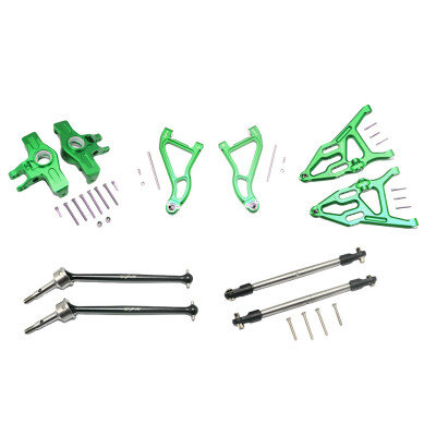 

Tailored Front Upper & Lower Arms Knuckle Arms Harden Steel CVD SST For TRAXXAS UDR