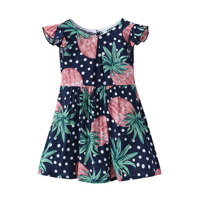 

Baby Kids Girl Dresses Summer Chidlren Clothes Toddler Girls Dress Baby Cotton Sleeveless Print Princess Dress