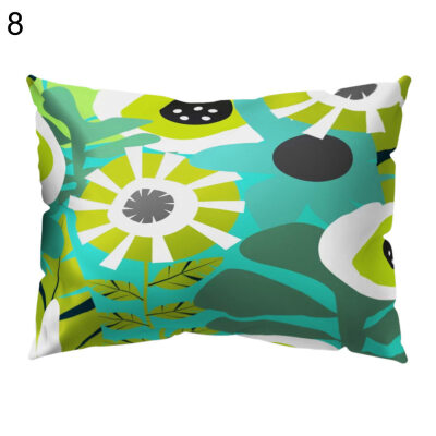 

Flower Leaf Bird Pillow Case Cushion Cover Sofa Bed Car Cafe Office Decoration