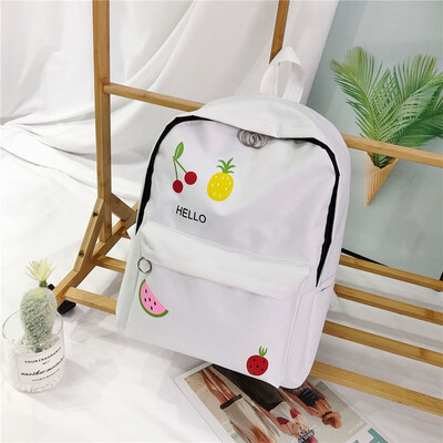 

Tailored Fashion Women Durable Student Backpack Large Capacity Bags Package Shoulder Bags