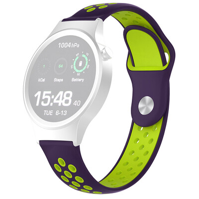 

〖Follure〗Sports Soft Silicone Hole Wristband Wrist Strap For Fossil Gen 4 Q Venture HR