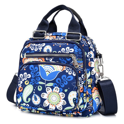 

Tailored Fashion Womens Zipper Multi-Function Large Capacity Nylon Backpack Travel Bag