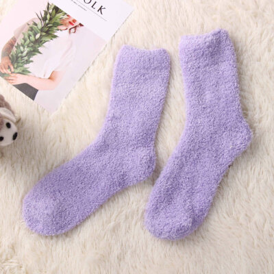 

Ladies Women Winter Warm Soft Fluffy Bed Socks Lounge Slipper Fleece Socks