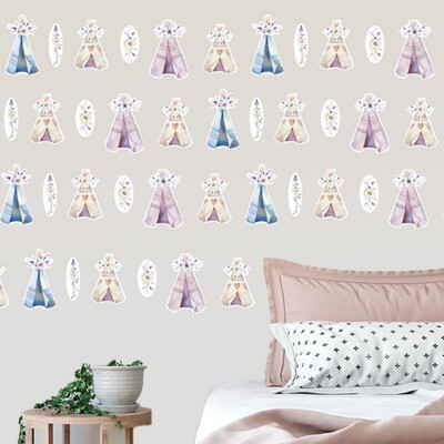 

5 Piece Set Childrens Room Simple Decorative Wall Sticker Simple Home Decoration Bedroom Shooting Props Wallpaper